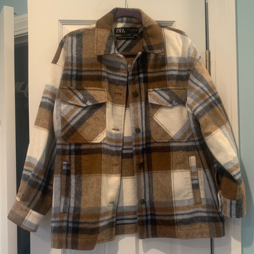 Woolf blend shacket